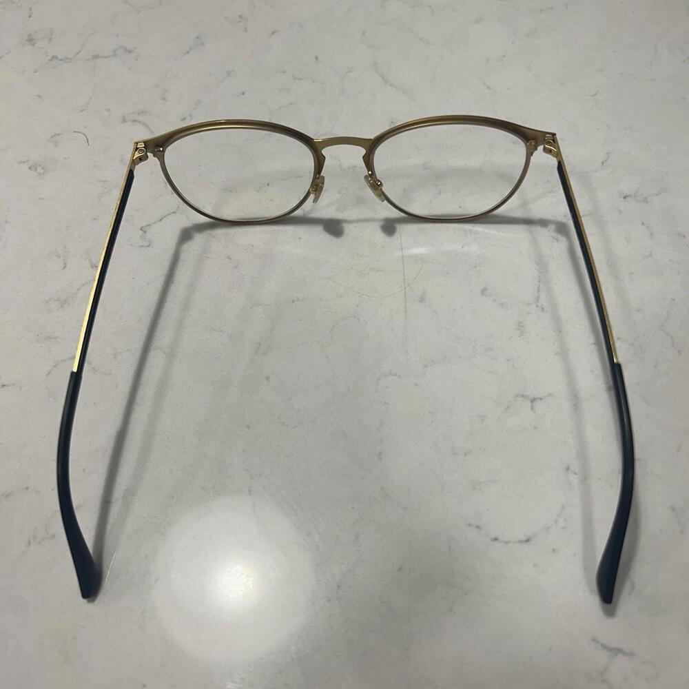 Ray-Ban Eyeglasses RB 6375 3051 Black/Gold Metal Frames Only - Picture 9 of 9
